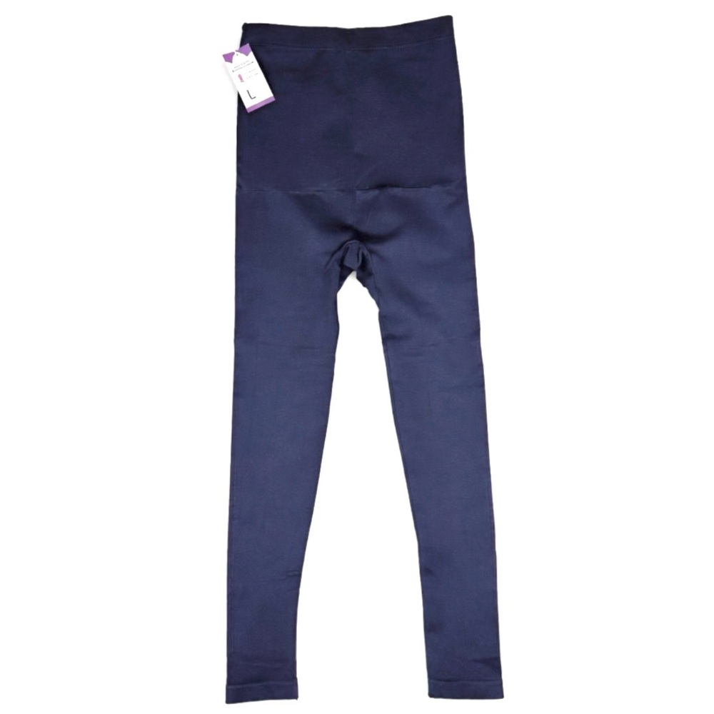 Empetua By Shapermint High Waisted Shaping Leggings L Navy Compression NWT